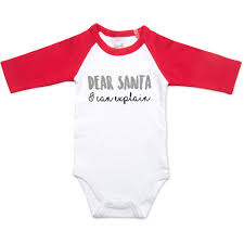 69097 dear santa 12-24 mth onesie