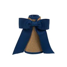 8581 Navy Ribbon Visor