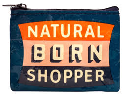BLue Q  qa587 natural shopper coinpurse