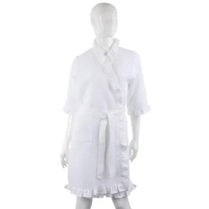 wrsm0438  Waffle Weave Robe