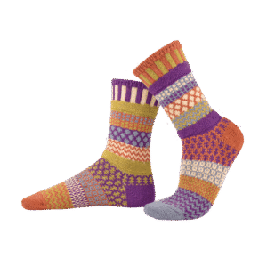 Hazel Crew Solmate Socks / Medium
