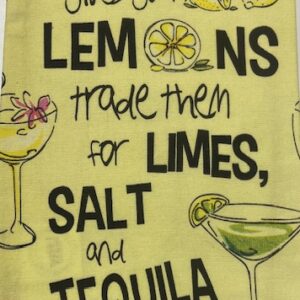 wt-1038-72 Lime Tequila Tea Towel