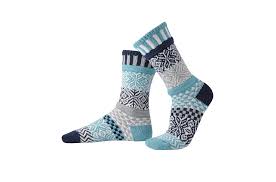 Snowfall Crew Solmate Socks