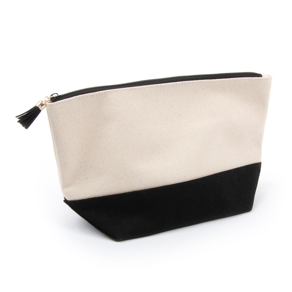 Canvas Cosmetic Pouch Embroidery Heaven