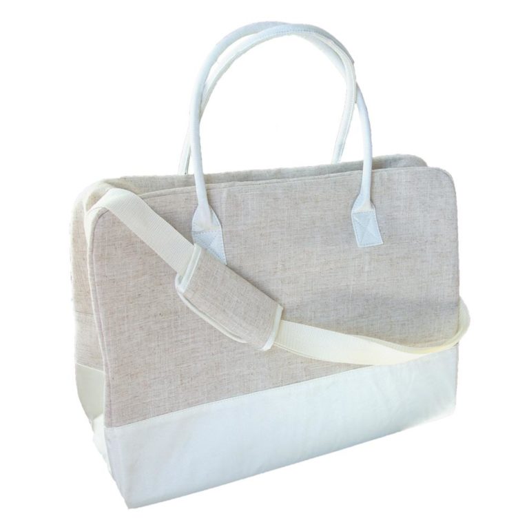 Linen Duffle Bag Embroidery Heaven